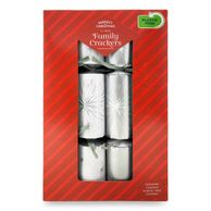 Silver Christmas Crackers 12 Pack Perfect Christmas